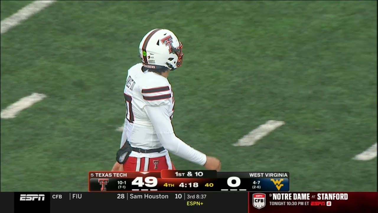 Lloyd Jones III vs West Virginia 2025 Highlights | Texas Tech Red Raiders