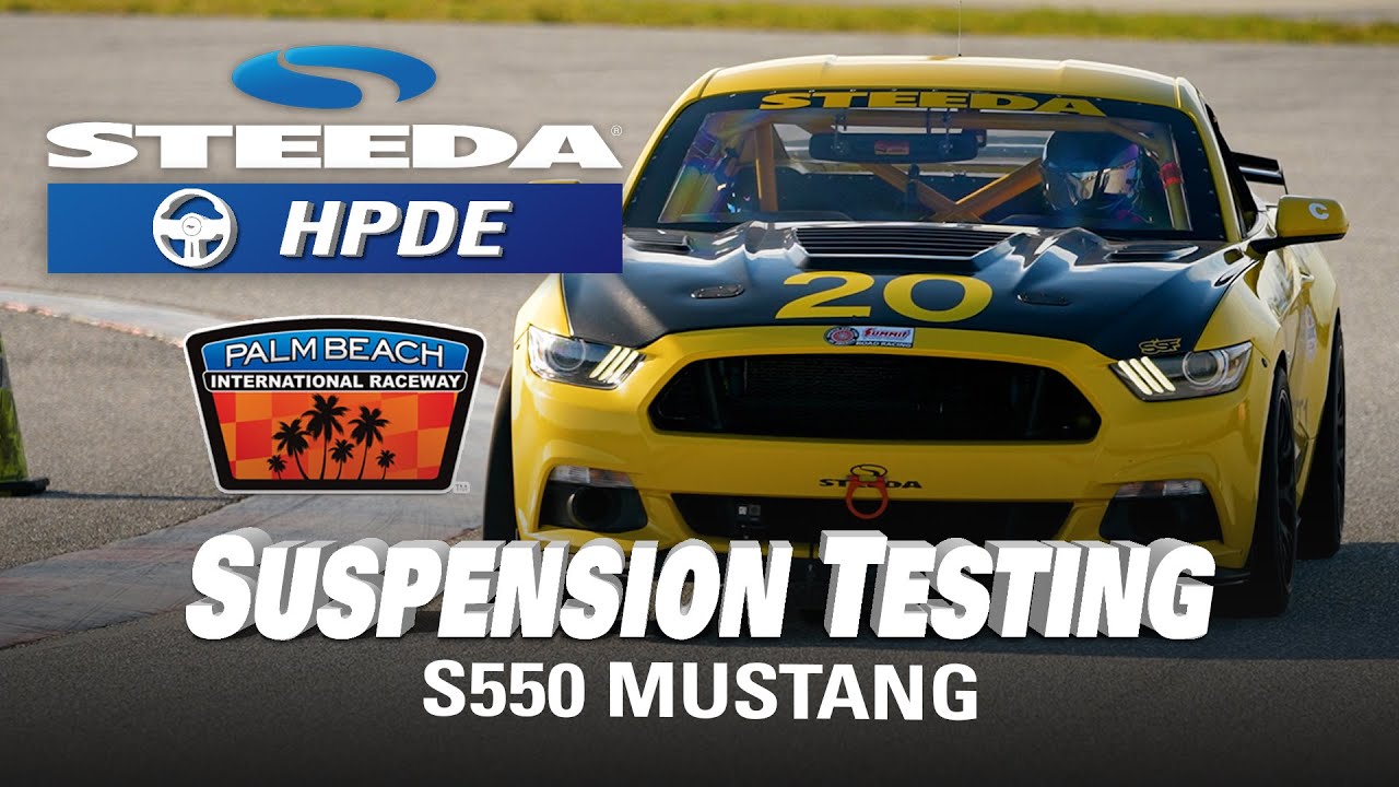 Road Course Testing #20 Steeda Mustang Suspension at PBIR!