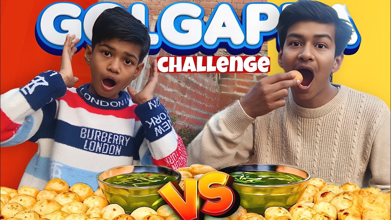 “Last Golgappa Tak Fight! 😤🔥 Full On Desi Challenge”