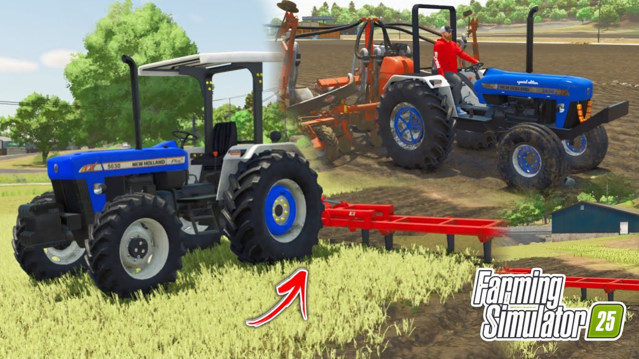 FARMING SIMULATOR 25: GREEN BEANS FARMING || AND PLOUGH FIELD|| FS25 GAMEPLAY