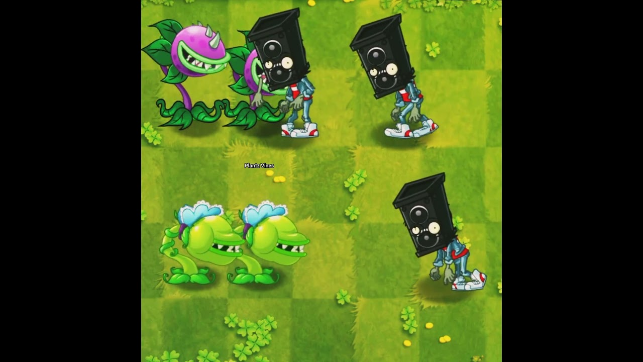 Plants Vs Zombies 2 - Snap Pea Vs Chomper Vs Brickhead Zombie - Who Will Win?