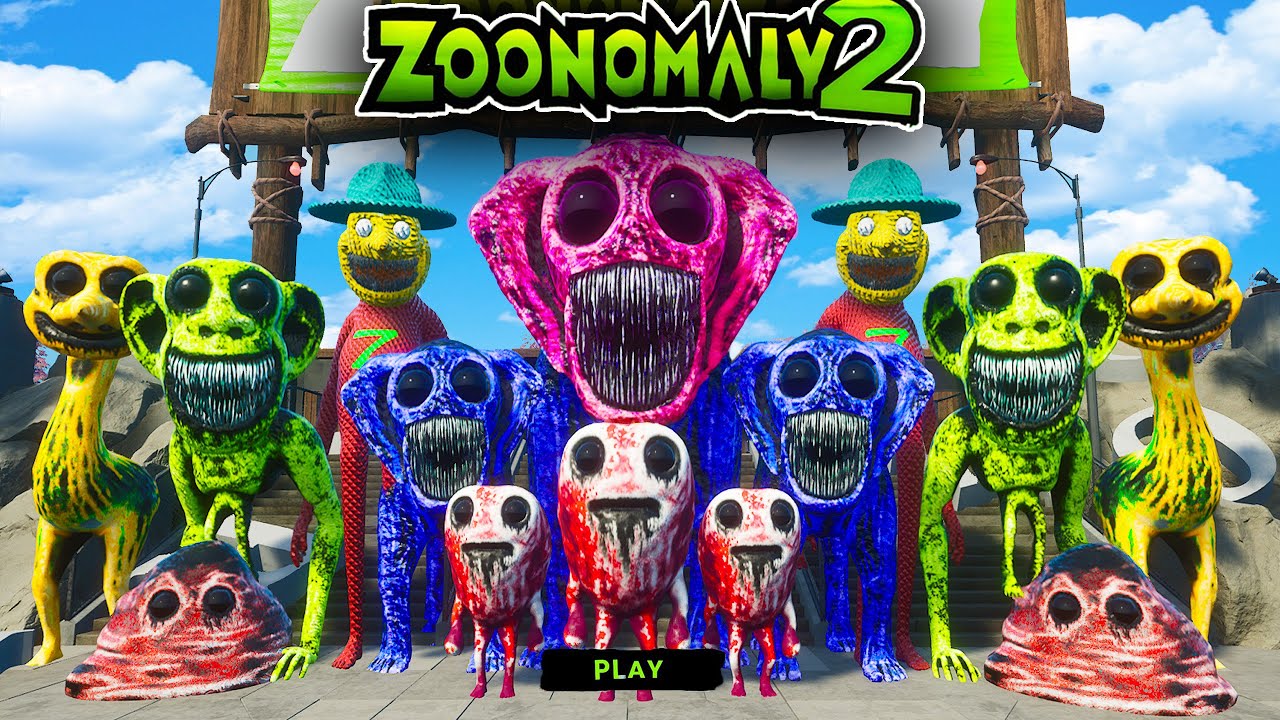 😱OMG! Zoonomaly Live Game Playing | Zoochosis | Zoonomaly Horror All Puzzle Complete Game