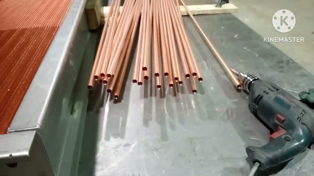 Making Copper fins,AHU / Condenser Coil,Saudi Life...