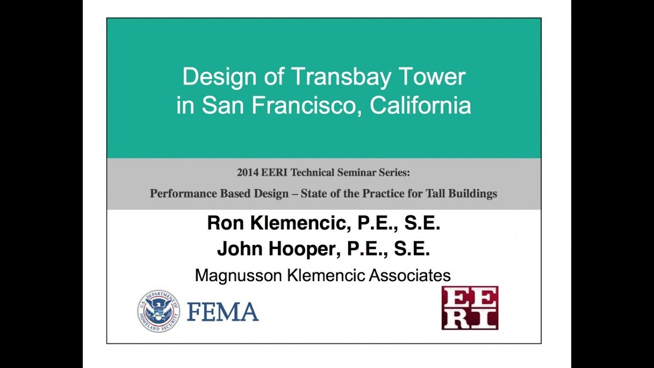 Concrete Building Design - Performance Based Design of Tall Buildings (5 of 10)