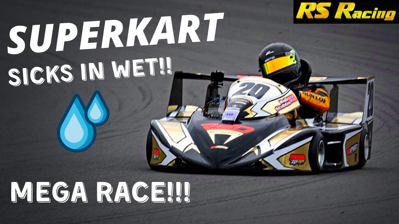 250 Superkart - Race 2, SLICK'S IN THE RAIN!!! Donnington Park, Come Back Drive!!