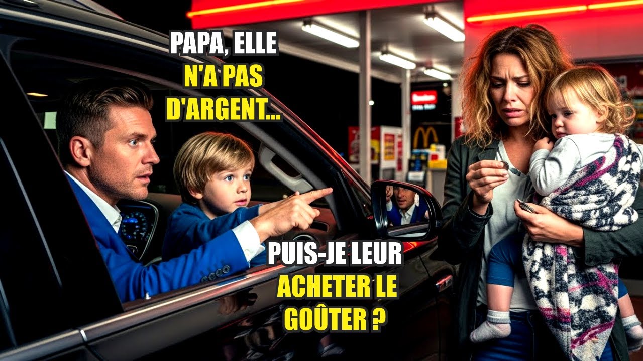 LE MILLIARDAIRE ET SON FILS SONT AU DRIVE MAIS UNE MÈRE SANS ARGENT LE FAIT AGIR COMME JAMAIS