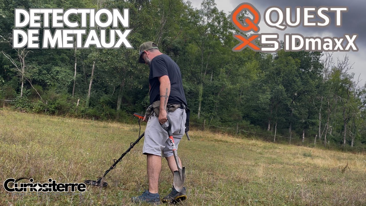 sortie détection de métaux avec le Quest X5 ID Maxx