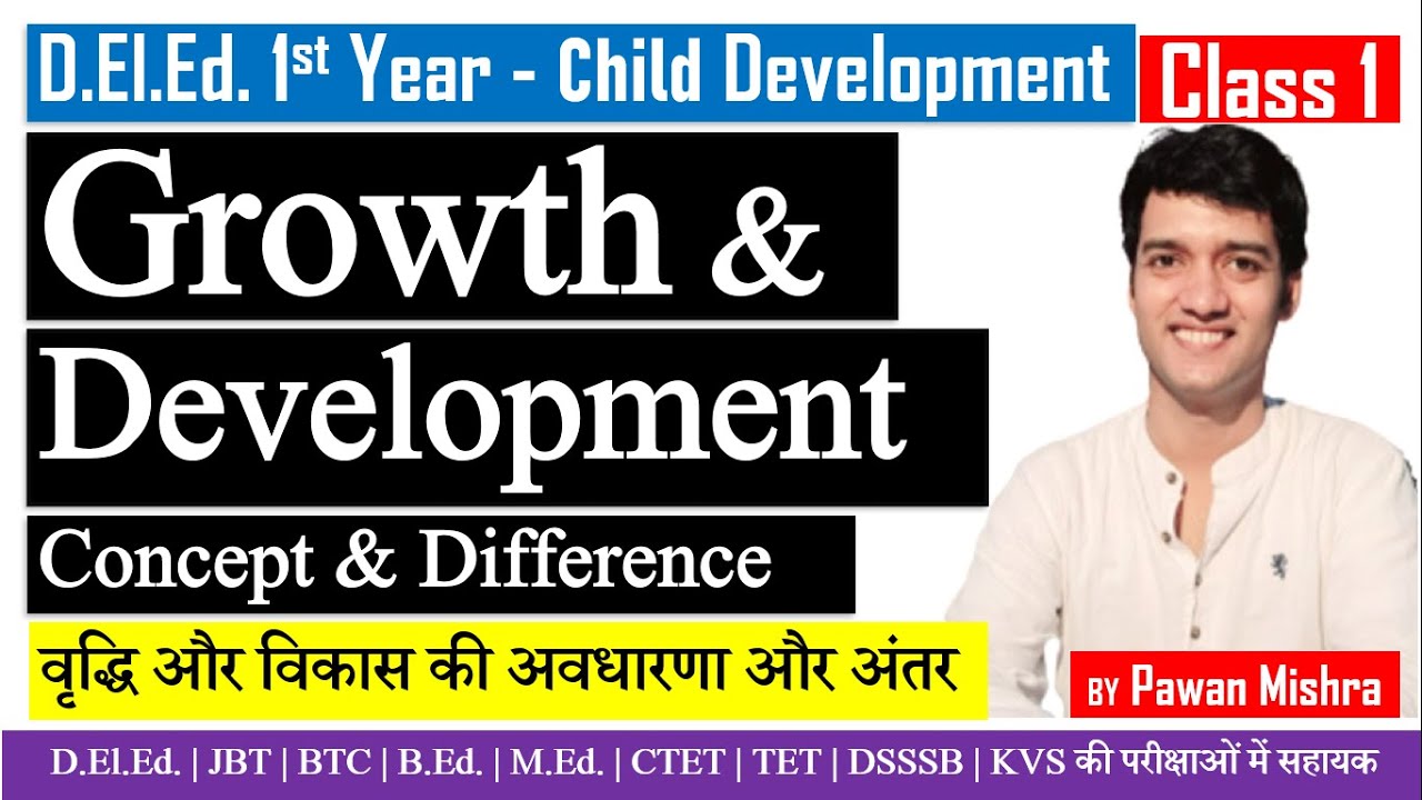 Growth and Development | वृद्धि और विकास | Child Development | बाल विकास | CTET