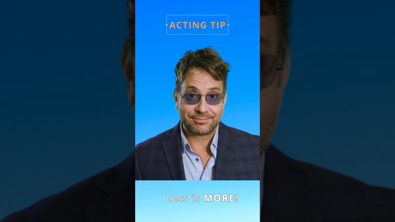 A common mistake among actors is to improve the moment when acting. 