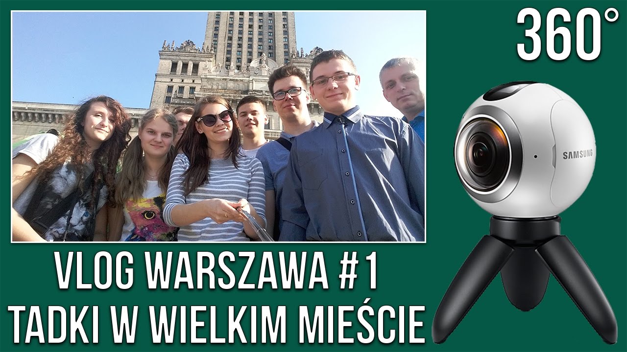 PGE Narodowy, Pałac Kultury i Nauki..., czyli Tadki w wielkim mieście | VLOG 360&deg; #1 | GF Tadek