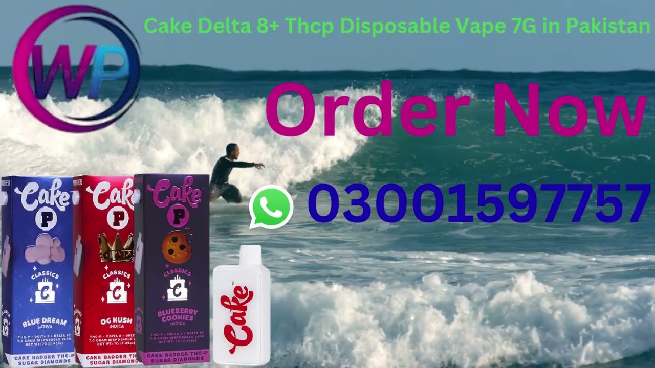 Cake Delta 8+ Thcp Disposable Vape 7G in Karachi~03001597757