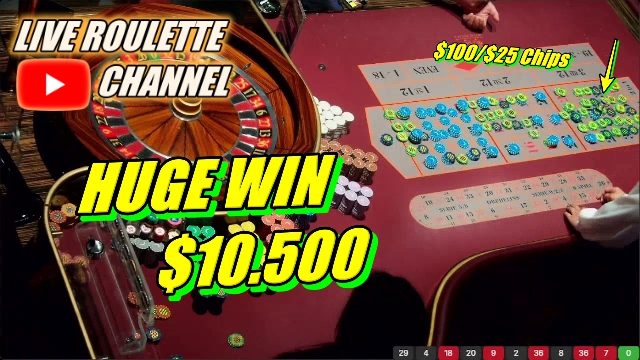 🔴LIVE ROULETTE | 🚨 HUGE WIN 💲10.500 In Las Vegas Casino 🎰 $100/$25 Chips Inside Session ✅ 2026-04-15