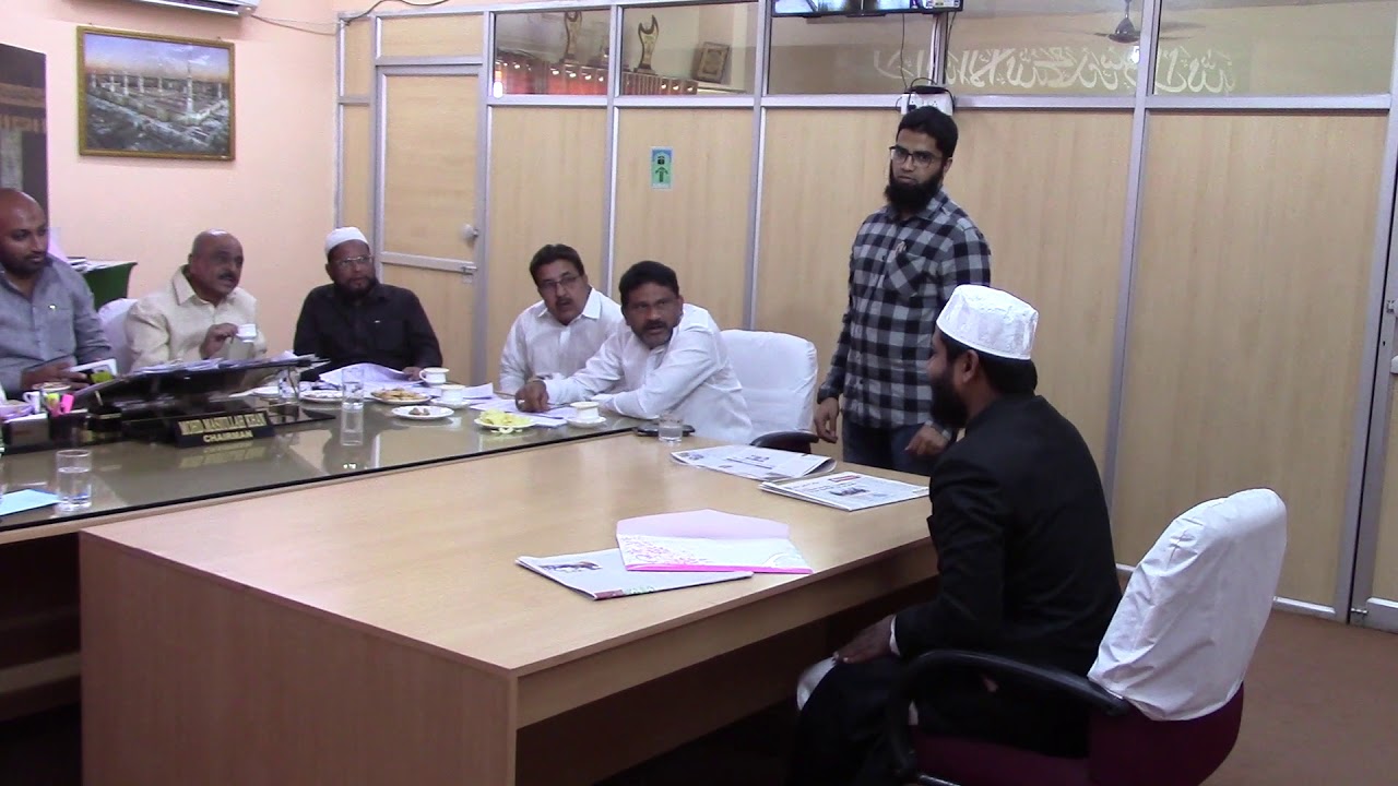 Personl INTERVIEW for selection of KHADIM UL HUJJAJ 19-01-2019 (Saturday)