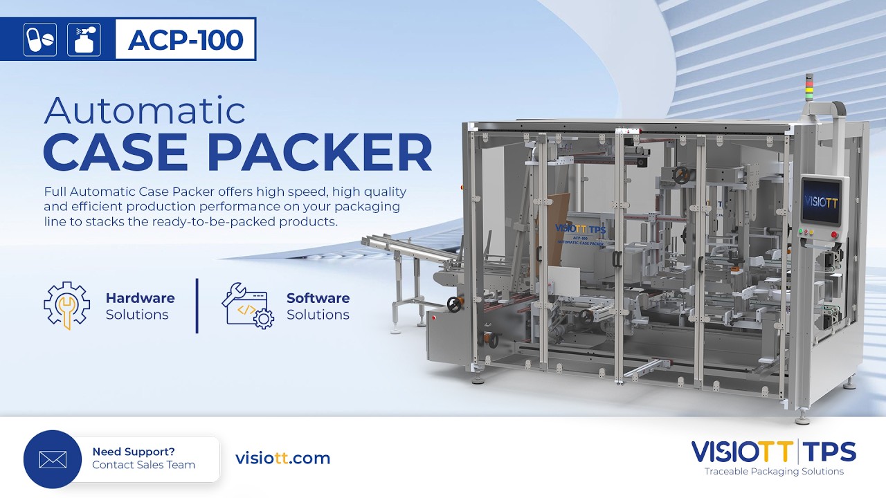Automatic Case Packer with Aggregation | ACP-100