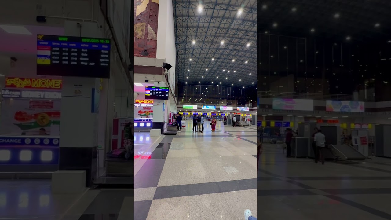 Inside View of Visakhapatnam Airport | Stunning Modern Architecture! #Visakhapatnam #airportview