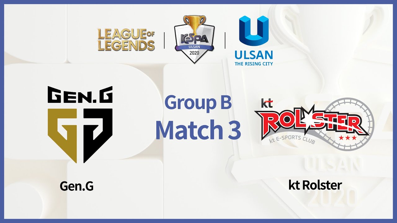 (FULL) Group B Match 3, GEN.G vs KT [2020 LoL KeSPA Cup ULSAN]