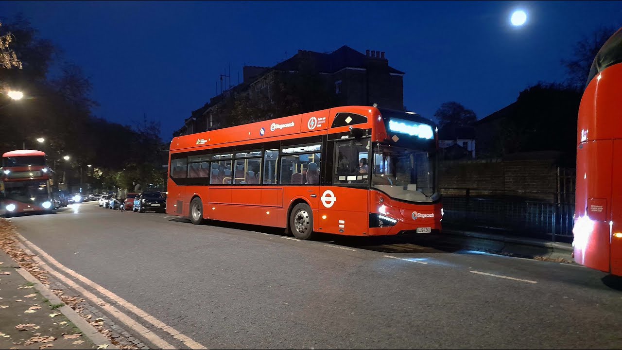 Electric Buses On London Bus Route 276, Newham Hospital - Stoke Newington.