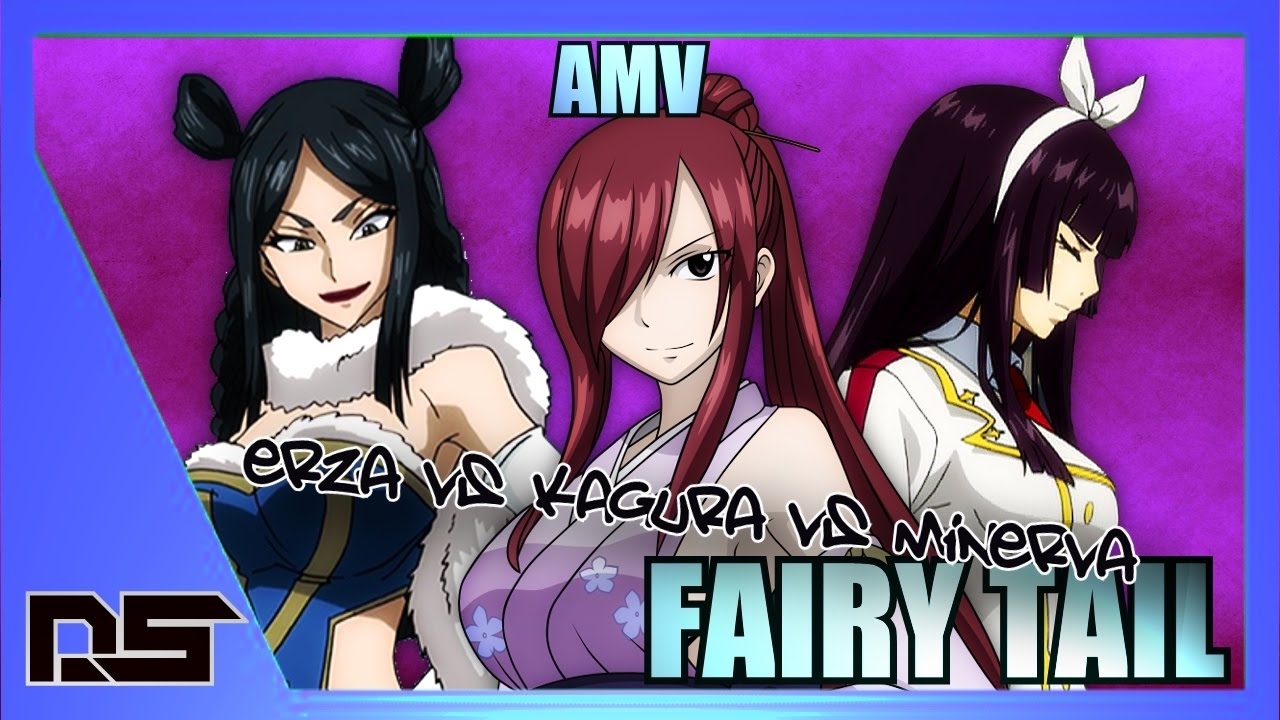 Erza vs Kagura vs Minerva 