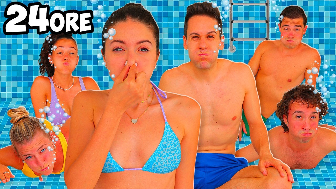 L'ULTIMO CHE ESCE DALLA PISCINA VINCE!!