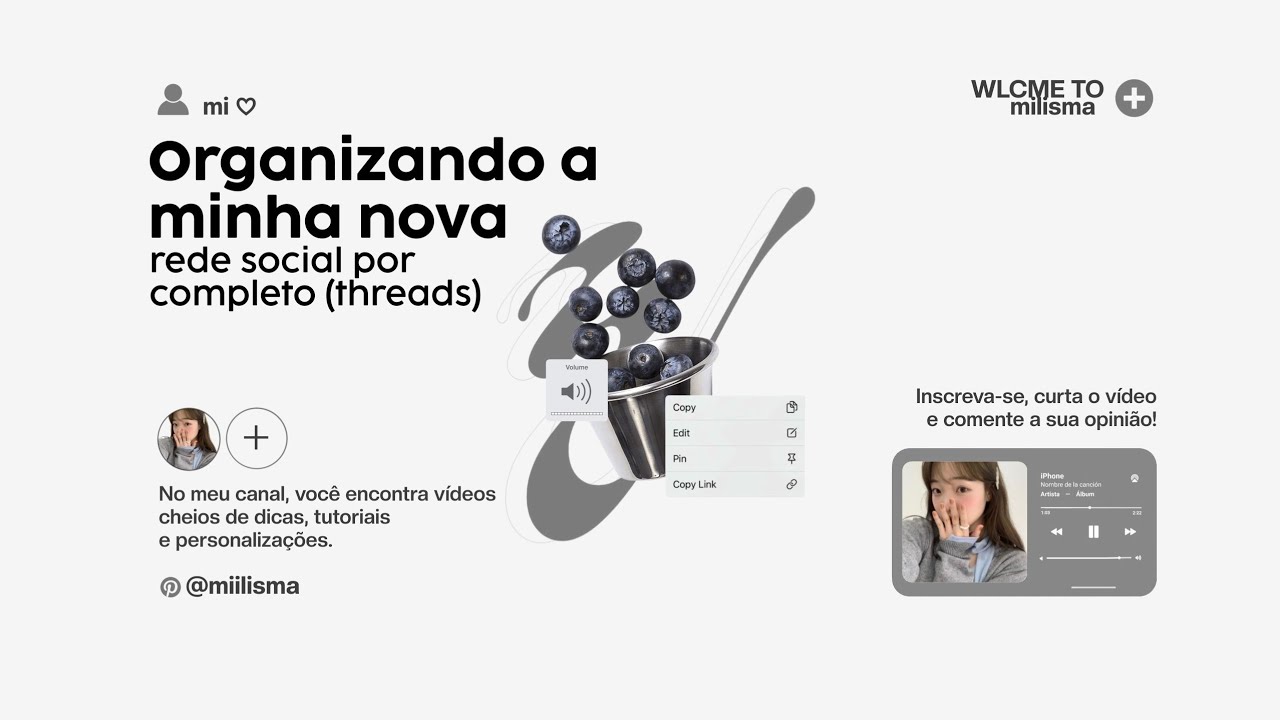 ㅤorganizando a minha nova rede social por completo (threads)