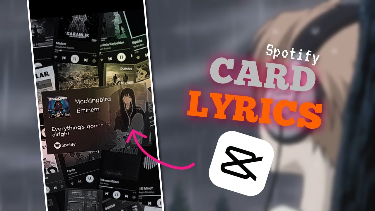 Trending Spotify Card Lyrics editing | CapCut Tutorial