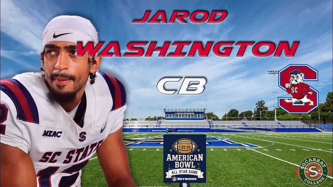 Jarod Washington. CB. South Carolina State. NFL Draft 2026