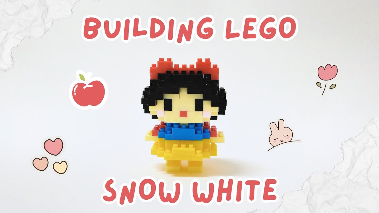 ☁️LEGO Series &bull; Snow White Bricks Build C1025