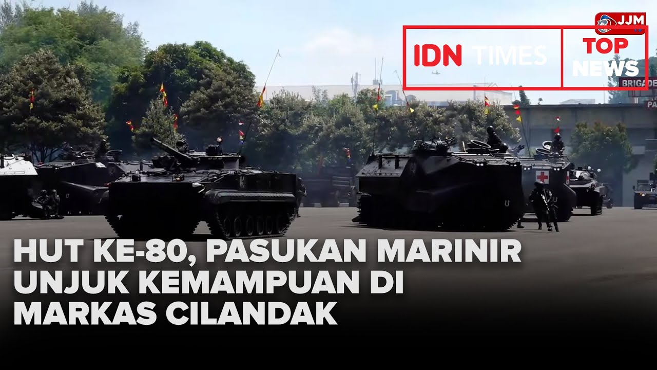 HUT KE 80, PASUKAN MARINIR UNJUK KEMAMPUAN DI MARKAS CILANDAK