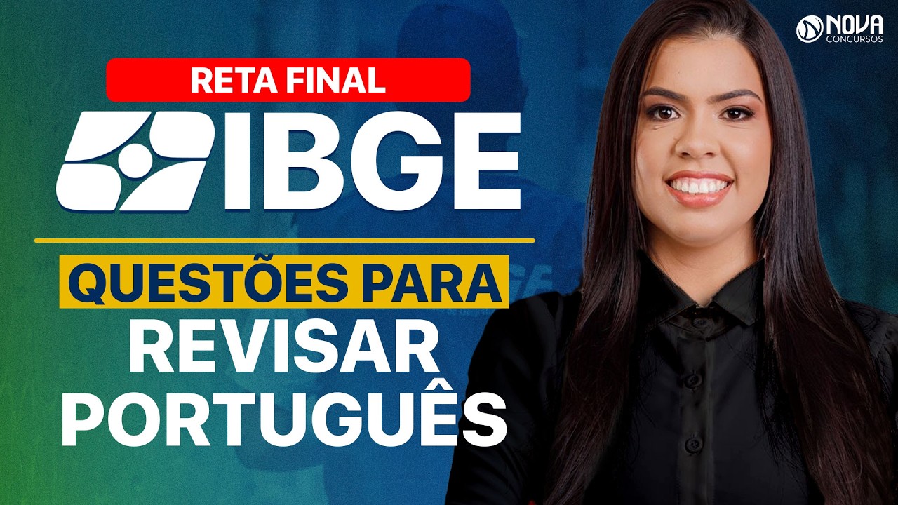 CONCURSO IBGE 2026 | Reta Final de Português - Questões para Revisar!