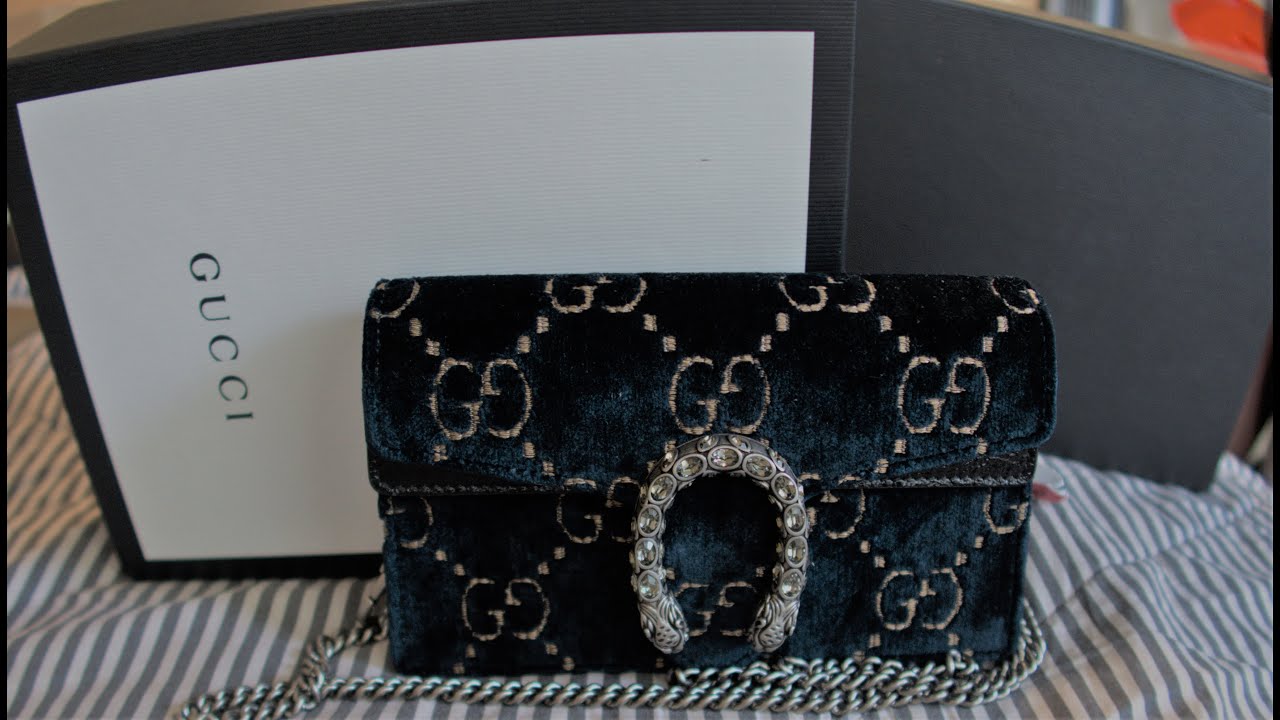 Gucci super mini velvet dionysus detailed review. Pricing and Sizing. What fits in this tiny bag