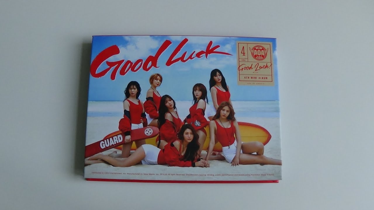 Unboxing AOA 에이오에이 4th Mini Album Good Luck (Week Version)