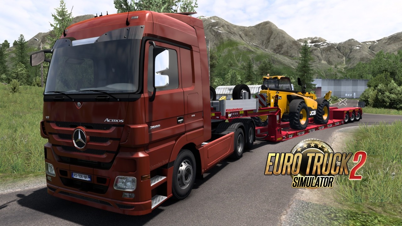 Mercedes Benz-Hauling Construction Machinery #ets2
