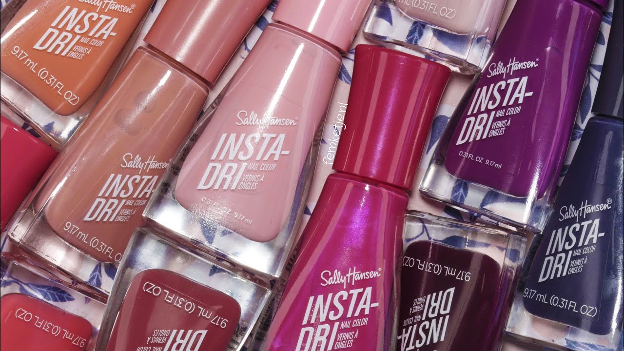 Sally Hansen Insta Dri Nail Polishes - femketjeNL
