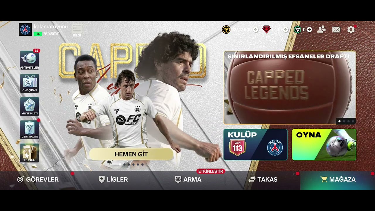 Uzatmalarda  114 çıktı Gen yükselttik./EA FC MOBILE
