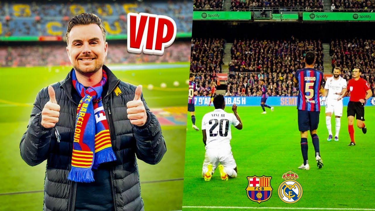 Op het Veld bij El Cl&aacute;sico!! 😍 BARCELONA - REAL MADRID | Voetbal Vlog
