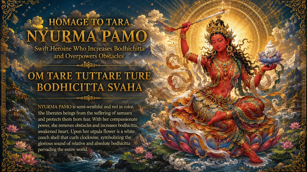 NYURMA PAMO TARA – Red Radiance of Fierce Compassion🔥