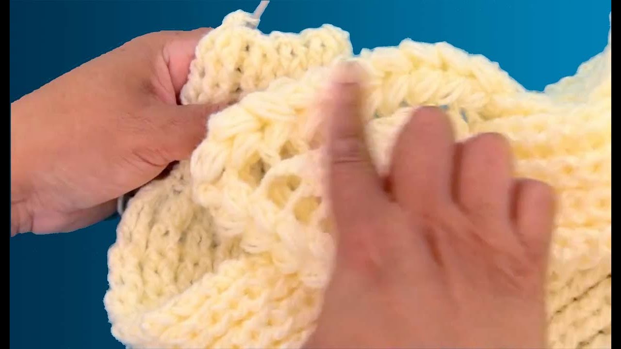 Mira esta Bufanda un Tejido Diferente una Nueva forma de Tejer a Crochet
