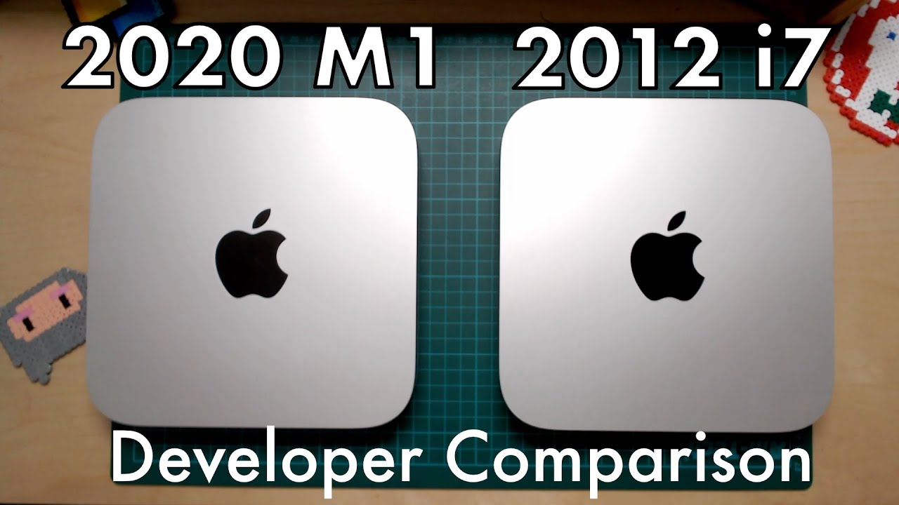 Mac Mini с процессором M1 и Mac Mini с процессором i7 2012 года — сравнение для разработчиков.
