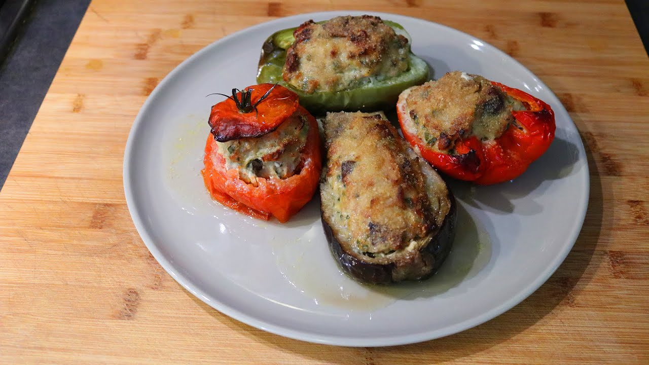 Recette du passé - Légumes farcis - Chair à saucisse et chataignes - Un vrai régal !