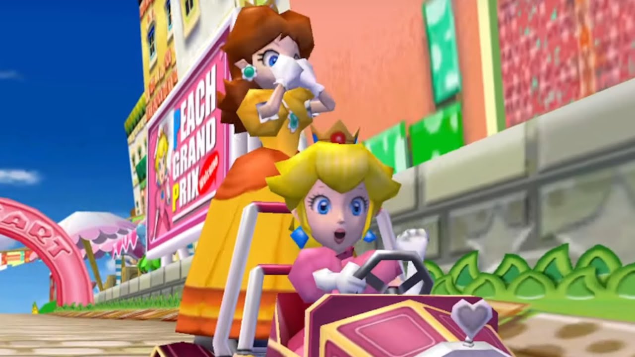 Mario Kart: Double Dash!! - 50cc Mushroom Cup Grand Prix (Peach and Daisy)