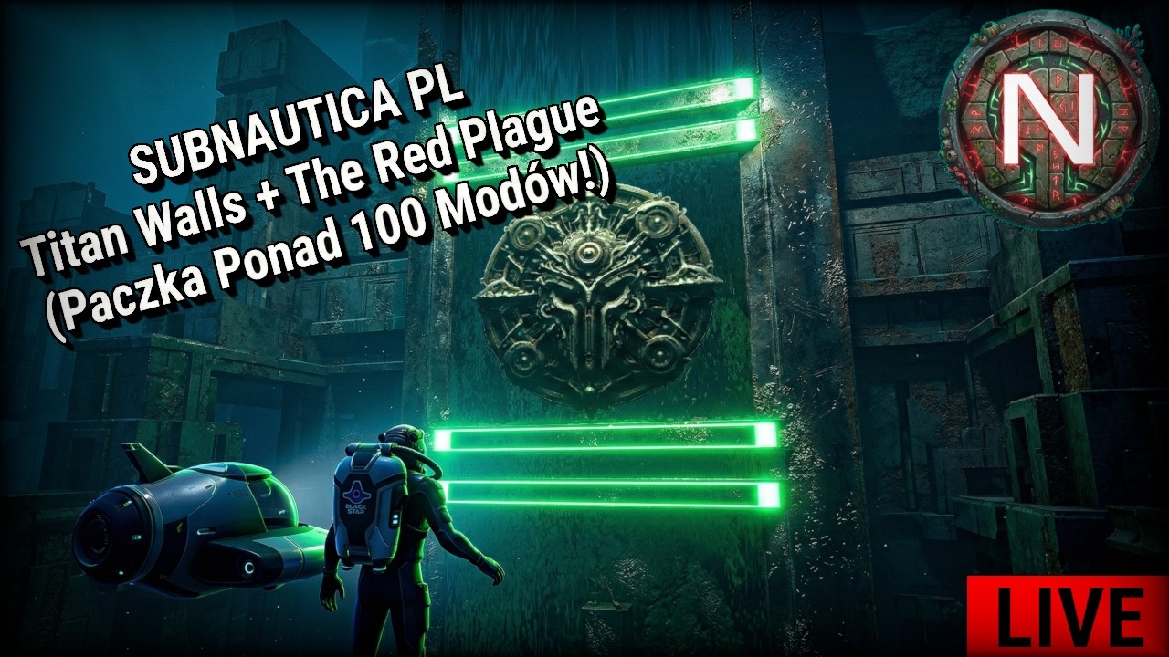 [NA ŻYWO] Eksplorujemy Mod Titan's Wall! (Subnautica na modach, 100 Modów)