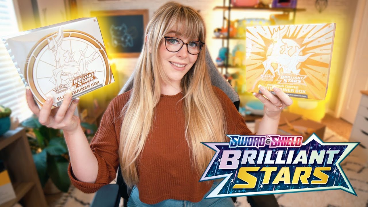 Открытие 2 элитных тренерских коробок Brilliant Stars + таинственный подарок от Pokemon!