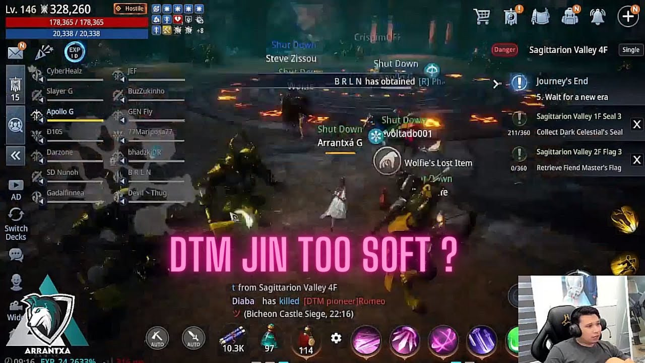MIR4 - DTM JIN ( 370K PS ) IS STILL TOO SOFT ? | G BROS VS DTM JIN
