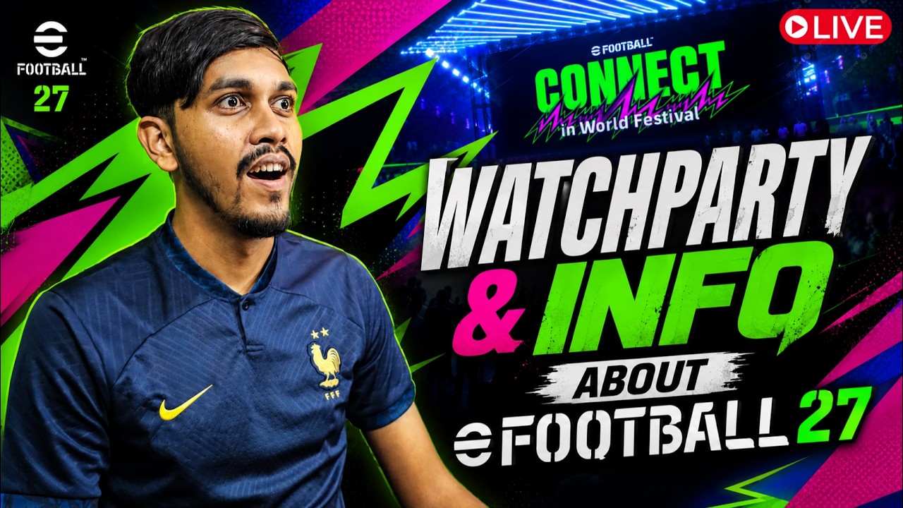 We Are Back... efootball 27 Info & FREE EPIC GIFT + All Information From Konami Headquarter | LIVE