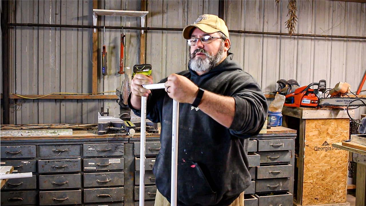 DIY PVC Laundry Rack