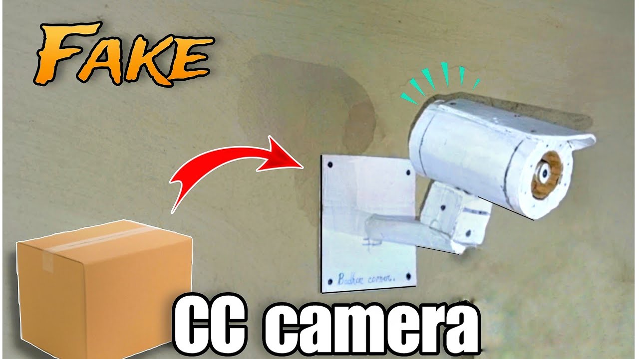 DIY Fake CCTV Camera from Cardboard | Easy Security Hack at Home #cardboardcraft #cctv #craftideas 