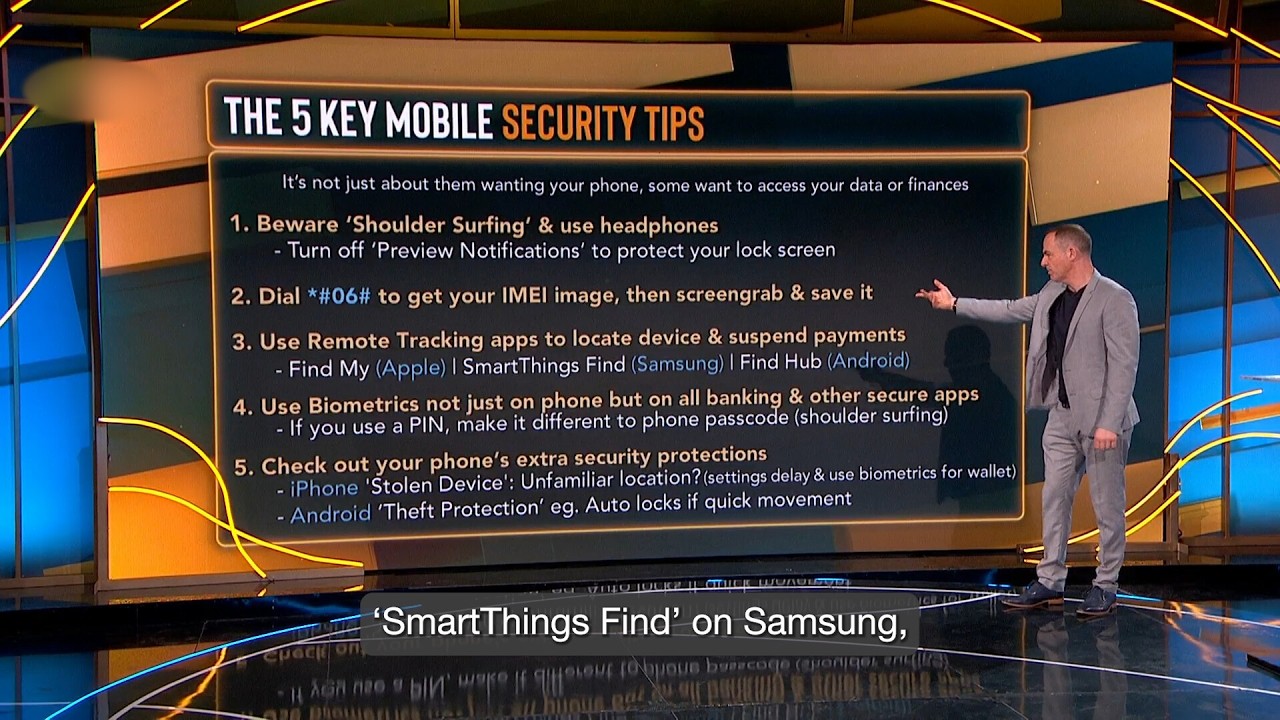 Martin Lewis: 5 must-dos to secure your data in case your mobile’s nicked!