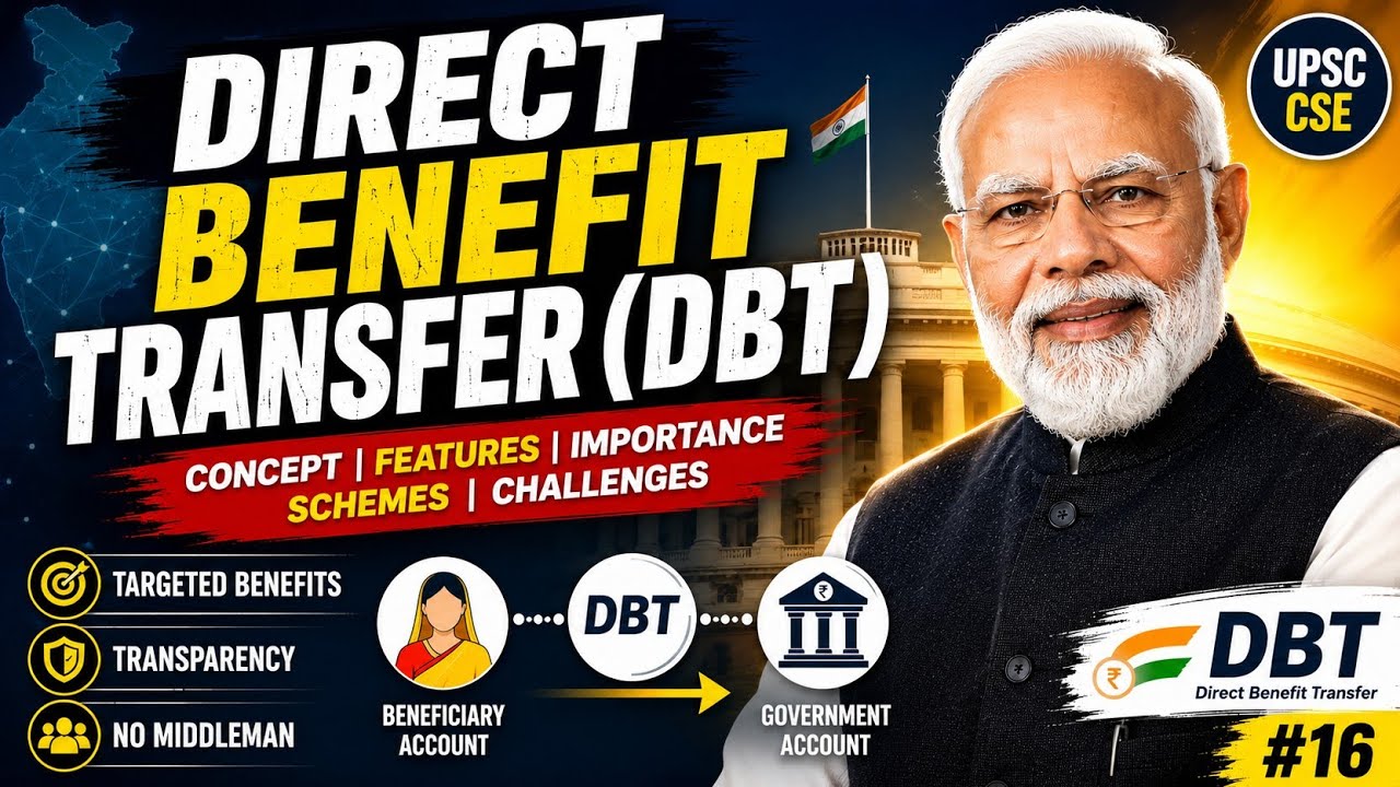 Direct Benefit Transfer (DBT) | Concept, Benefits & Challenges | UPSC