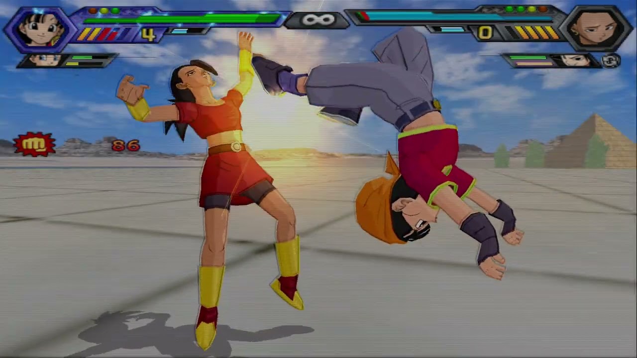 Dragon Ball Z Budokai Tenkaichi 4.  Pan - Videl