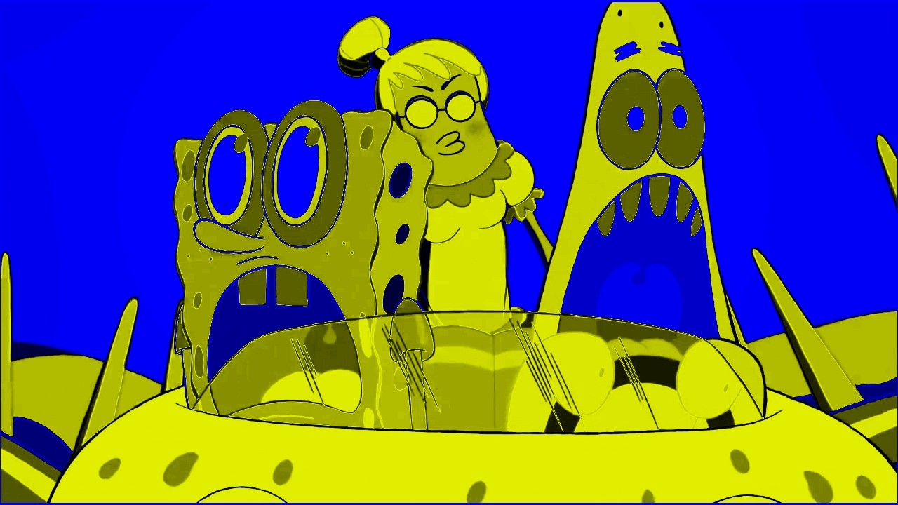 SpongeBob Movie - The Monster Is Close. Too Close!!! (Sponsored by: Gamavision Csupo Effects)